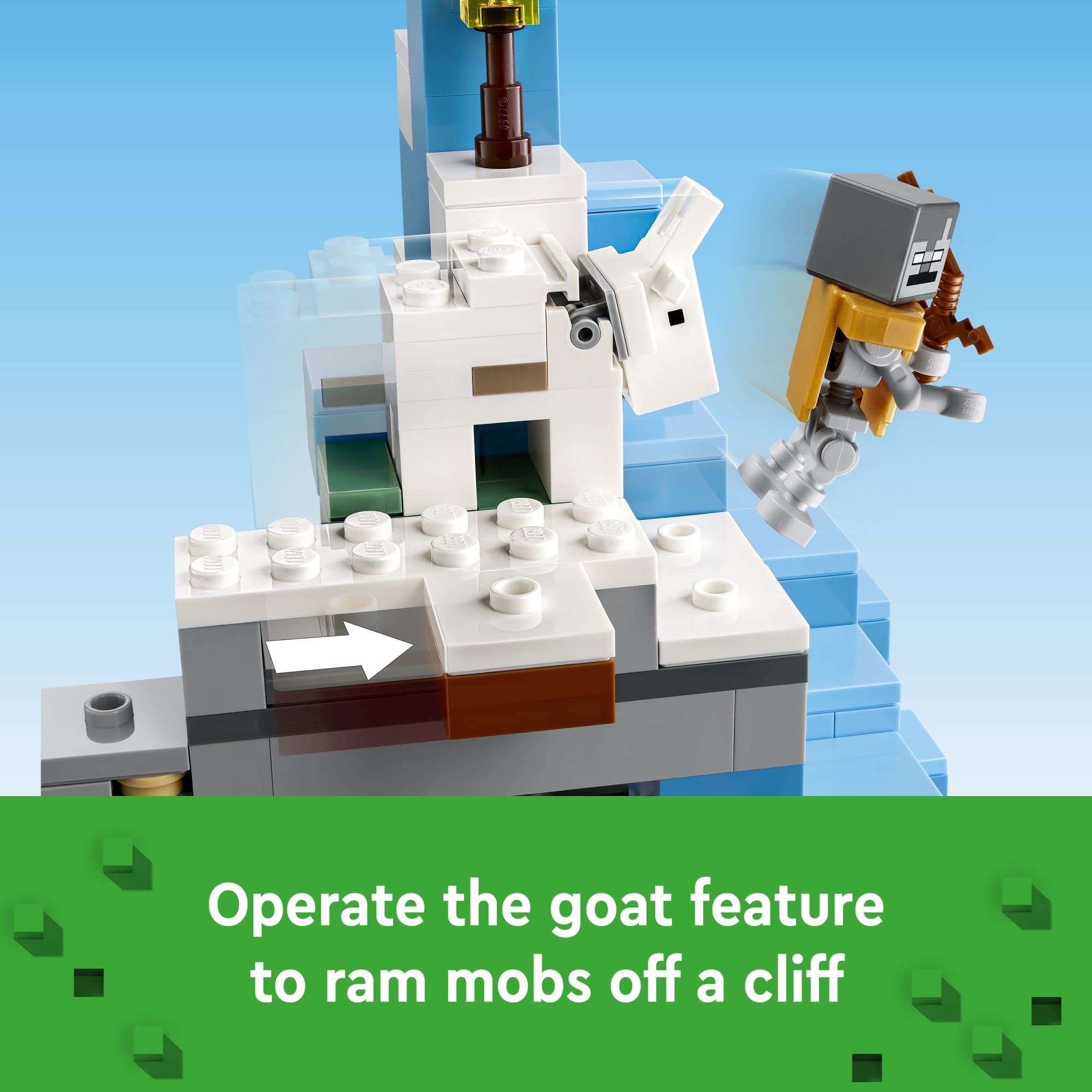 LEGO Minecraft Creeper and Stray figures spark familiar battles and storytelling
