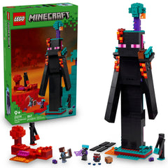 LEGO Minecraft Enderman Tower exterior view for display and imaginative play.