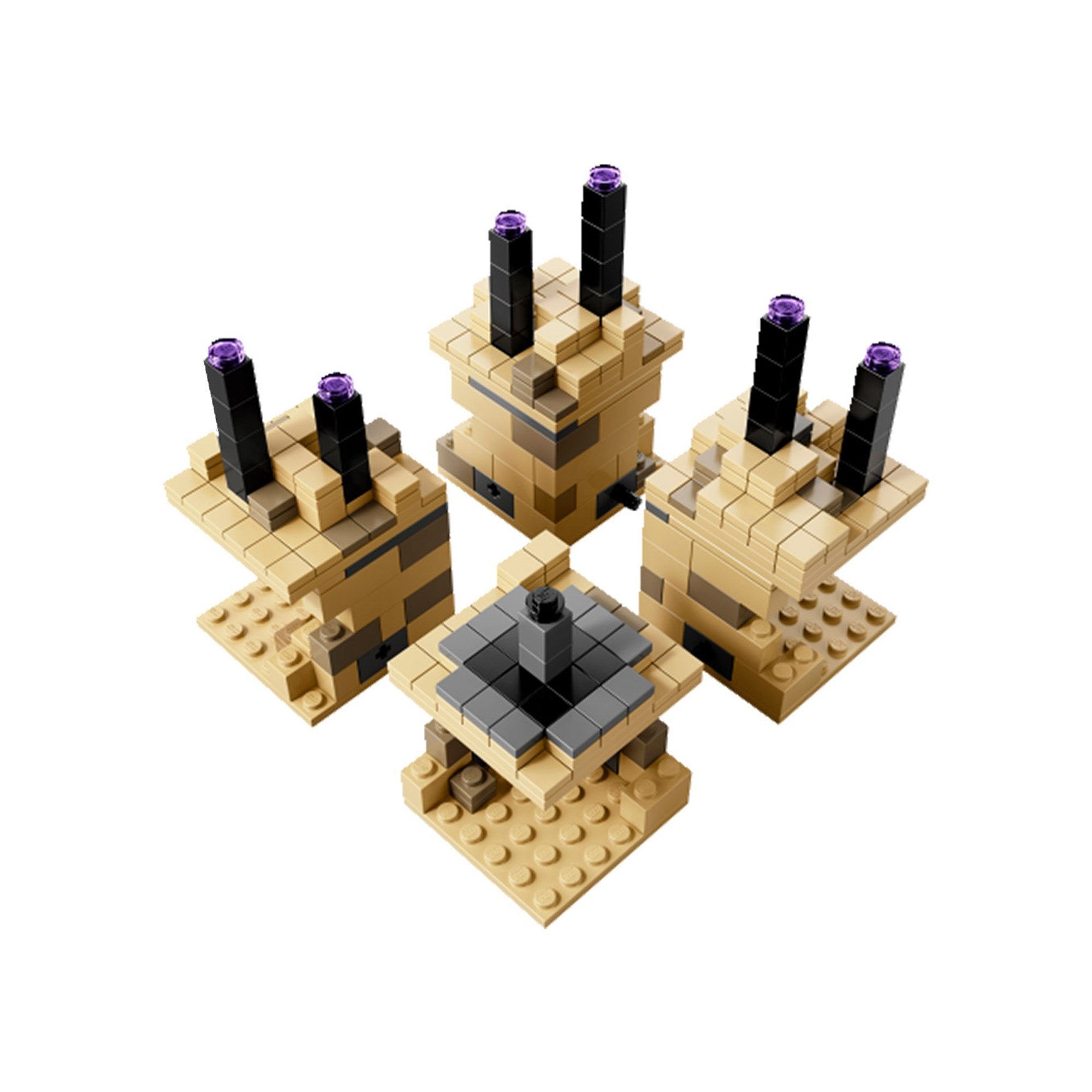 LEGO Minecraft Endermen Micromob figures for collectible display and tiny-scale adventures