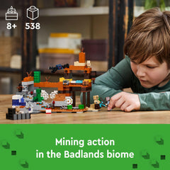 LEGO Minecraft explorer minifigure with tools inspires imaginative quests.