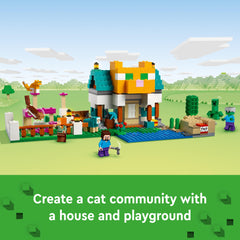 LEGO Minecraft figure Alex with tools enhances creative building.
