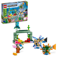 LEGO Minecraft Guardian Battle: ocean scene fuels underwater exploration and imaginative play.