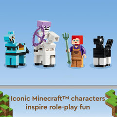LEGO Minecraft Horse Stable 21171 obstacle course for creative horse jumps