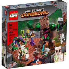 LEGO Minecraft Jungle Abomination 21176 fully posable limbs for versatile play.