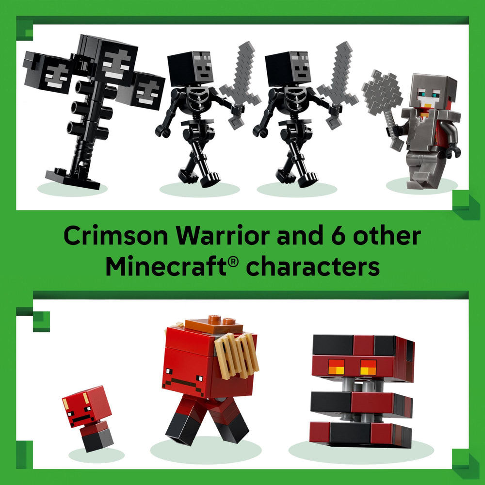 LEGO Minecraft Magma Cube provides dynamic, playful obstacle ideas.