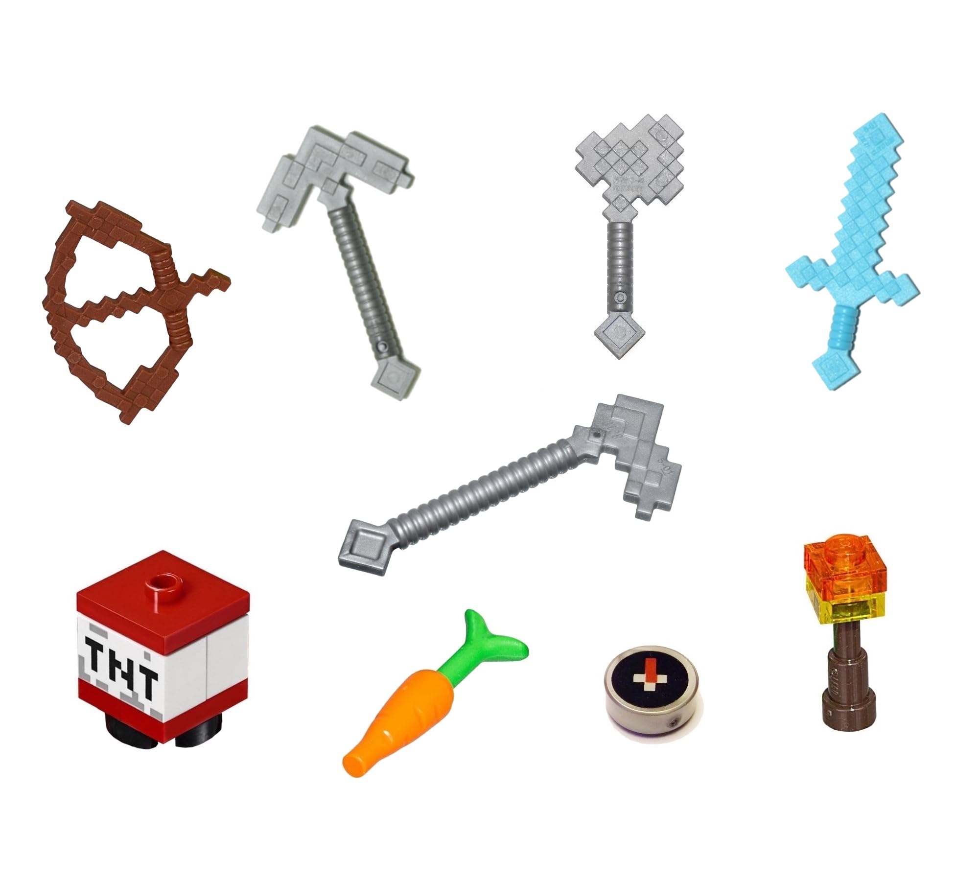 LEGO Minecraft minifigure accessory bow and arrow for creative adventures and pretend battles