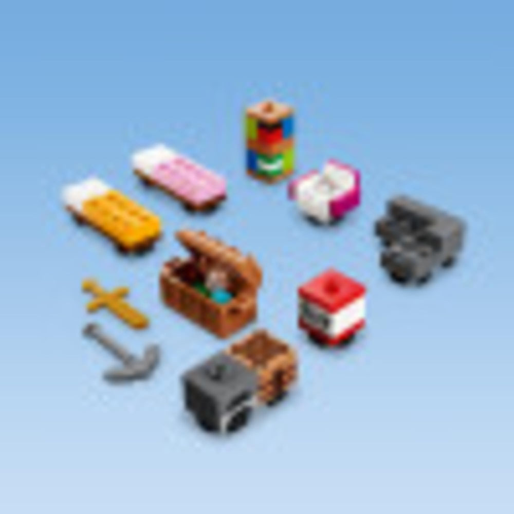 LEGO Minecraft The Modern Treehouse 21174 figures and accessories for authentic adventures