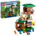 LEGO Minecraft The Modern Treehouse 21174 front view for imaginative modular play