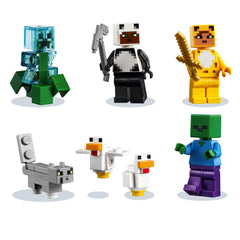 LEGO Minecraft Modern Treehouse accessories expand storytelling with furniture and tools
