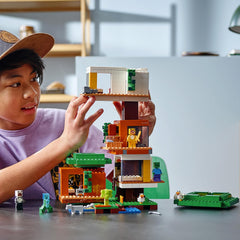 LEGO Minecraft Modern Treehouse build-instructions guide easy assembly