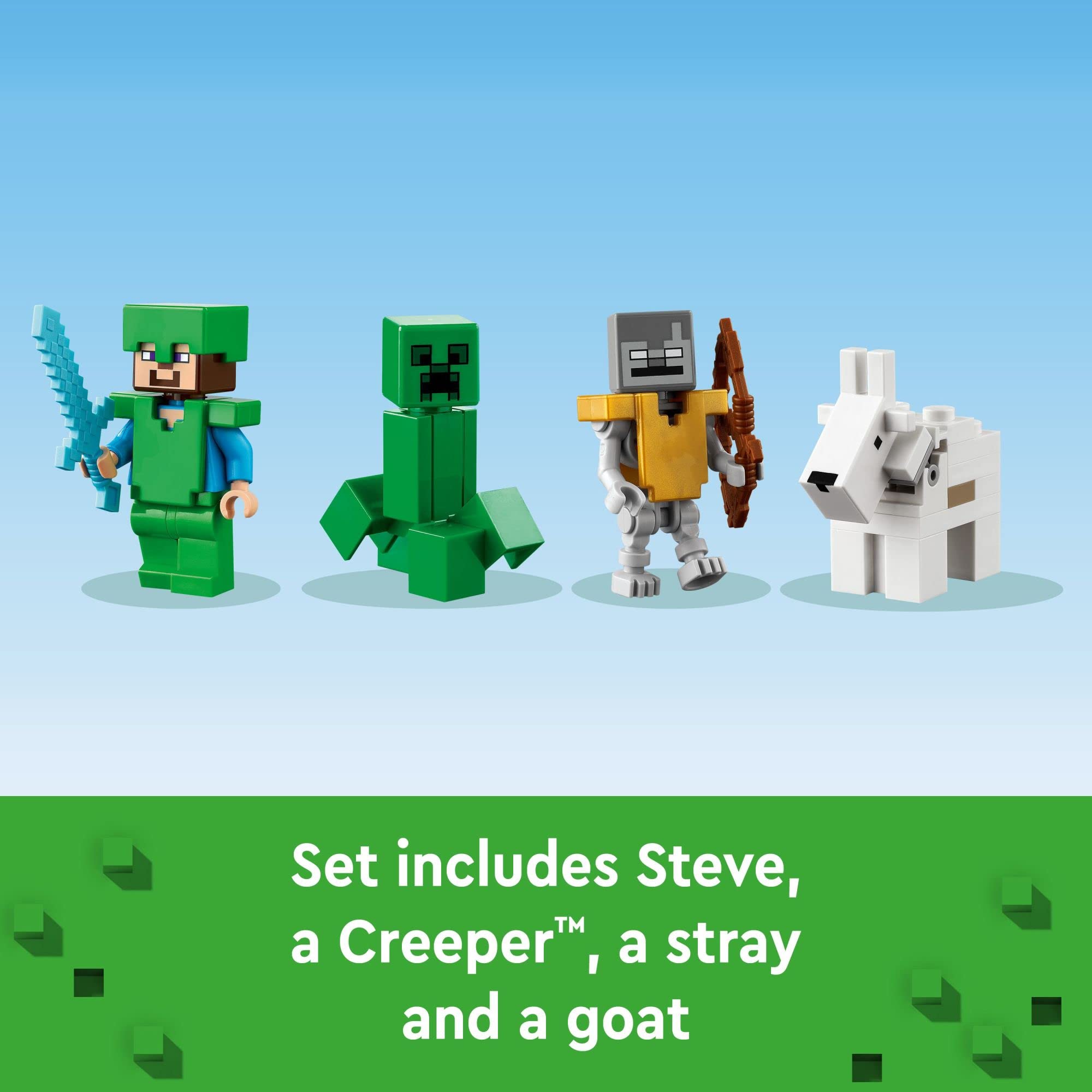 LEGO Minecraft ore elements invite mining and resource collection