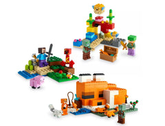 LEGO Minecraft Overworld Adventures Pack Creeper Ambush set encourages action play