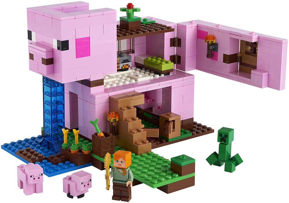 Head-room detaches for flexible pig house layouts in play sessions