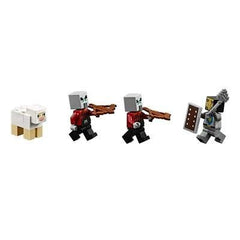 LEGO Minecraft TNT explosion function sparks dramatic action play