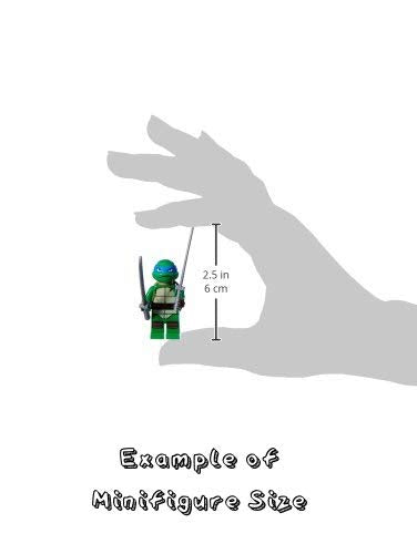 LEGO Minecraft Skeleton minifigure measures about 2 inches tall for compatible playset scale.