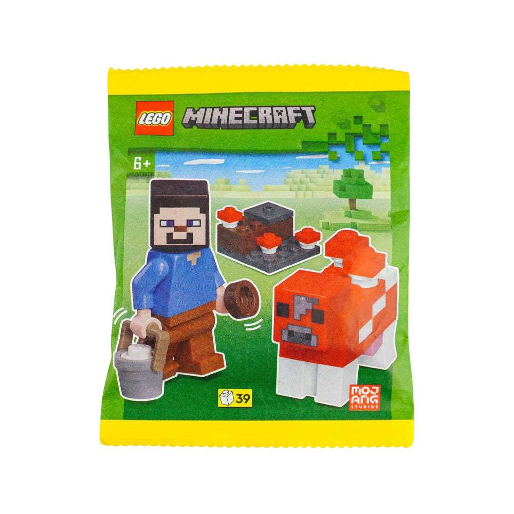LEGO Minecraft Steve minifig for imaginative adventures and storytelling