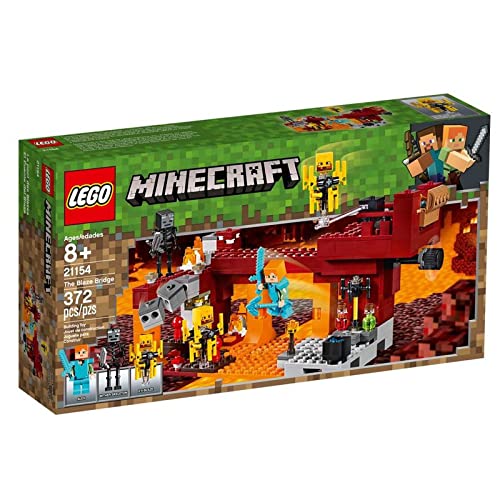 LEGO Minecraft The Blaze Bridge 21154 Alex minifigure for adventurous roleplay