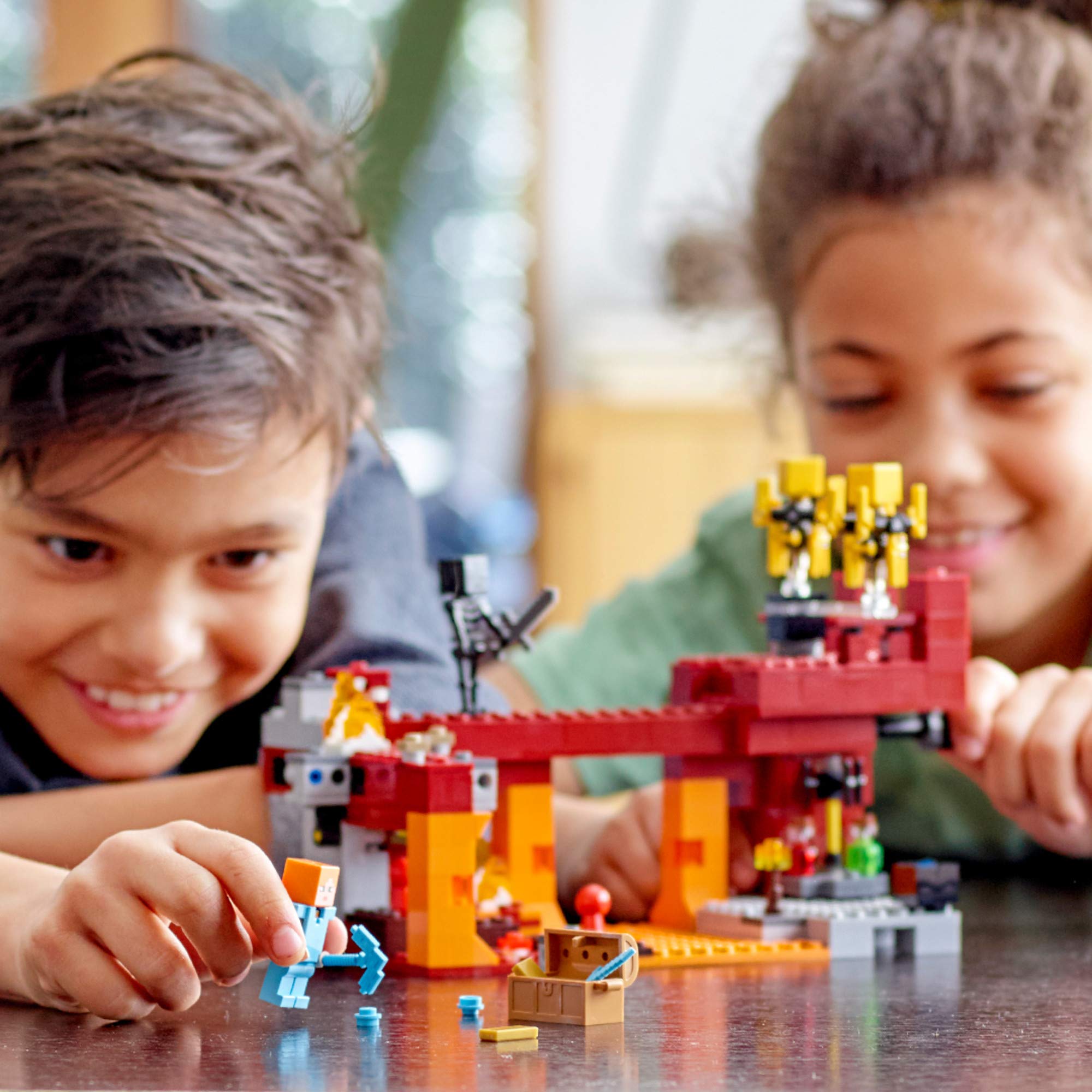 LEGO Minecraft The Blaze Bridge 21154 blaze figures ideal for action packed battles