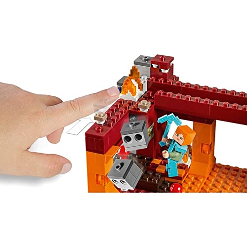 LEGO Minecraft The Blaze Bridge 21154 treasure chest enhances exploration and rewards