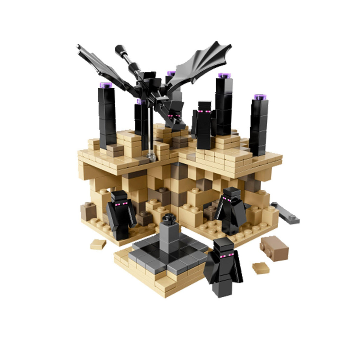 LEGO Minecraft The End Ender Dragon figure for imaginative combat play