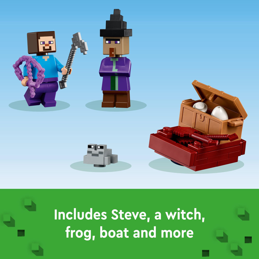 LEGO Minecraft The Pumpkin Farm Builder App view helps kids zoom, rotate, and track progress.
