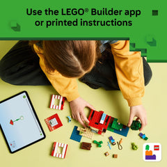 LEGO Minecraft TNT Jungle House build and rebuild playset for endless pretend adventures