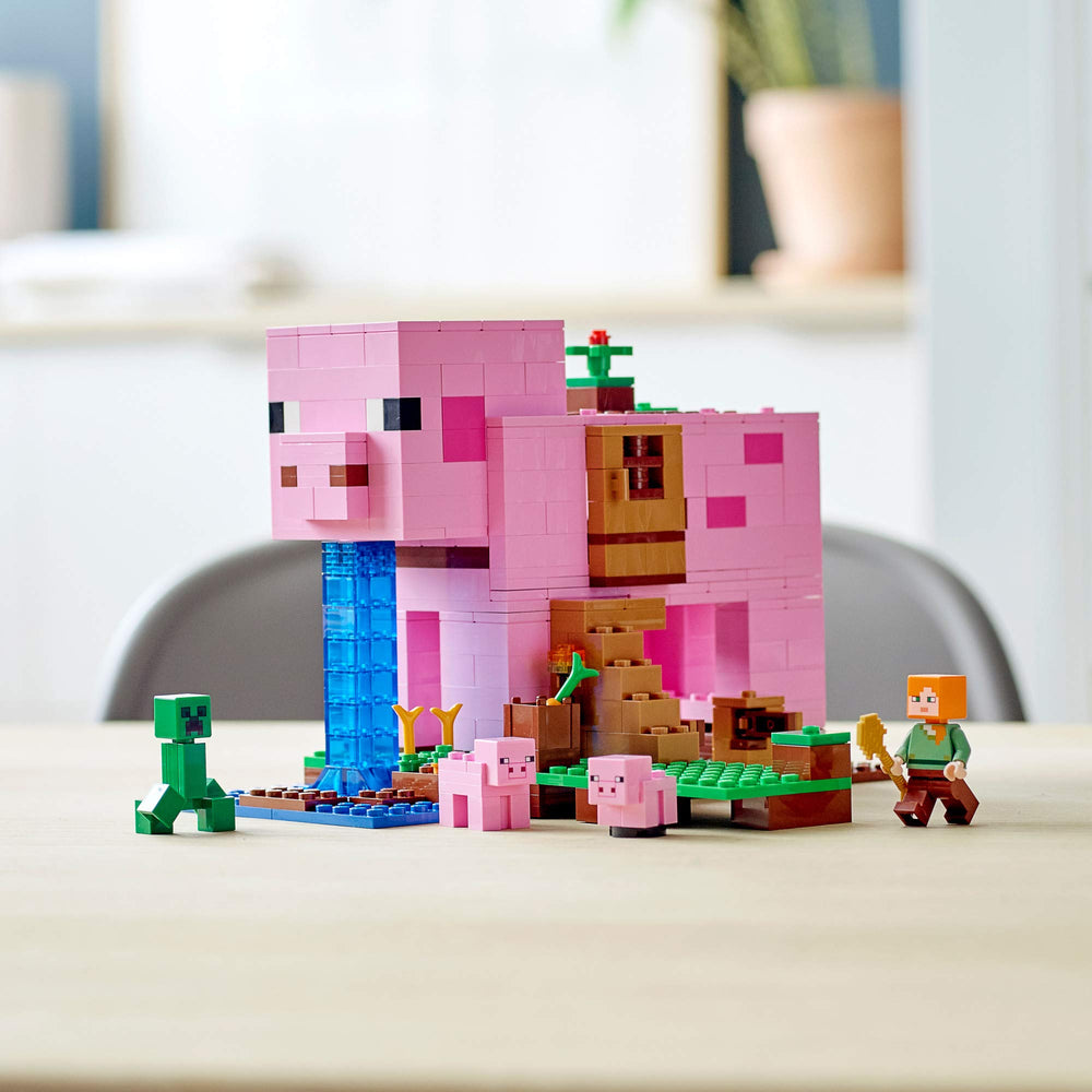Two pig figures complete the farm vibe and mini-care routines for kids