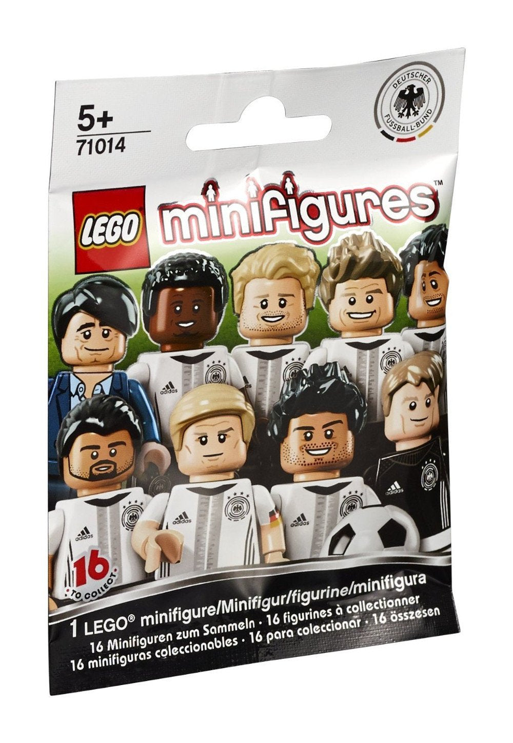 LEGO Minifigures 71014 DFB The Team trainer Joachim Loew figurine for display and imaginative play.