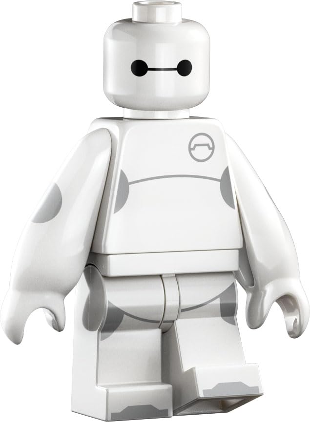 LEGO Baymax hoverboard minifigure from Disney 100 Series for imaginative play.