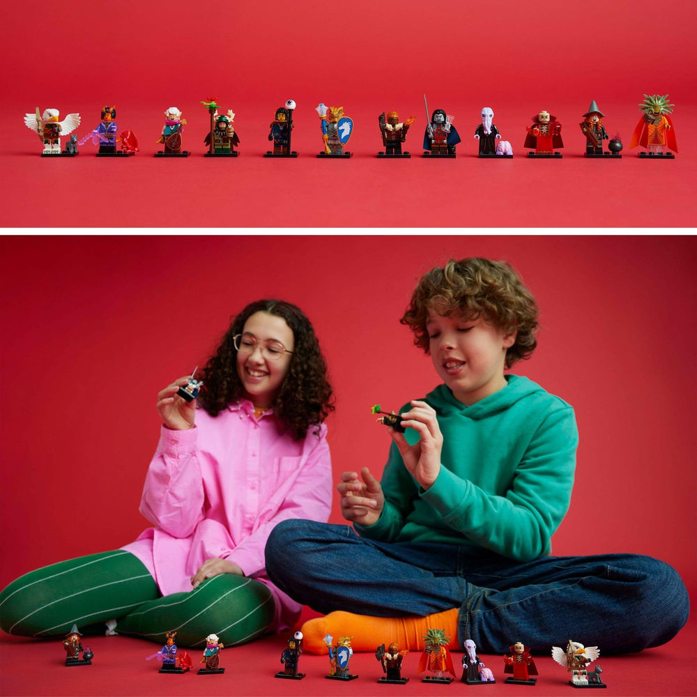 LEGO D&D pack includes building guide for quick assembly.