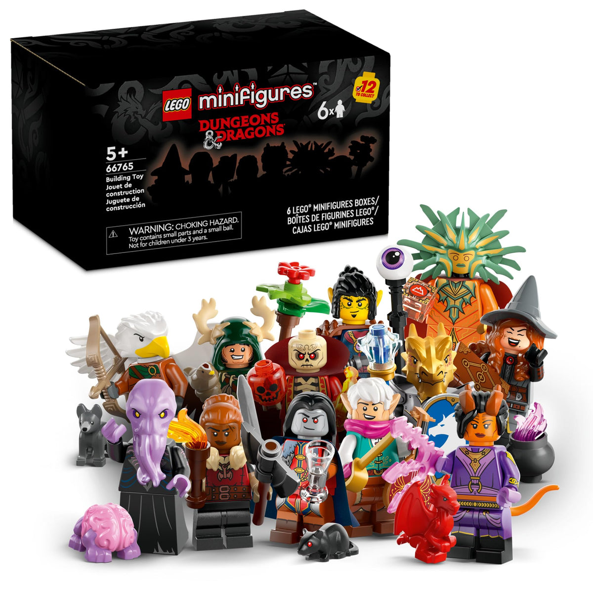 LEGO Minifigures Dungeons & Dragons 6 Pack figures ready for imaginative play.