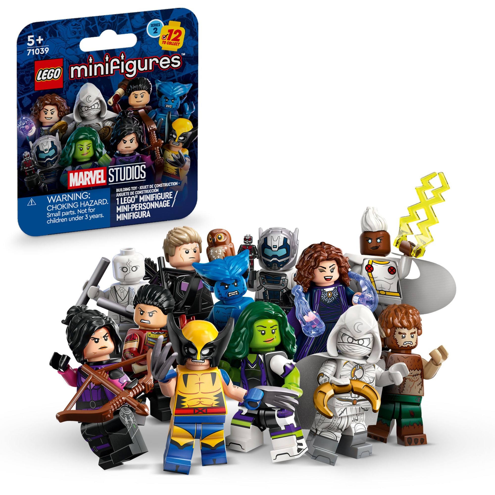 LEGO Marvel Series 2 Agatha Harkness minifigure with accessory for imaginative storytelling