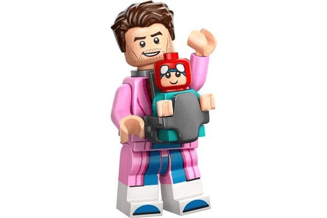 LEGO Minifigures Marvel Spider Verse Spiderman and May figure for imaginative play.