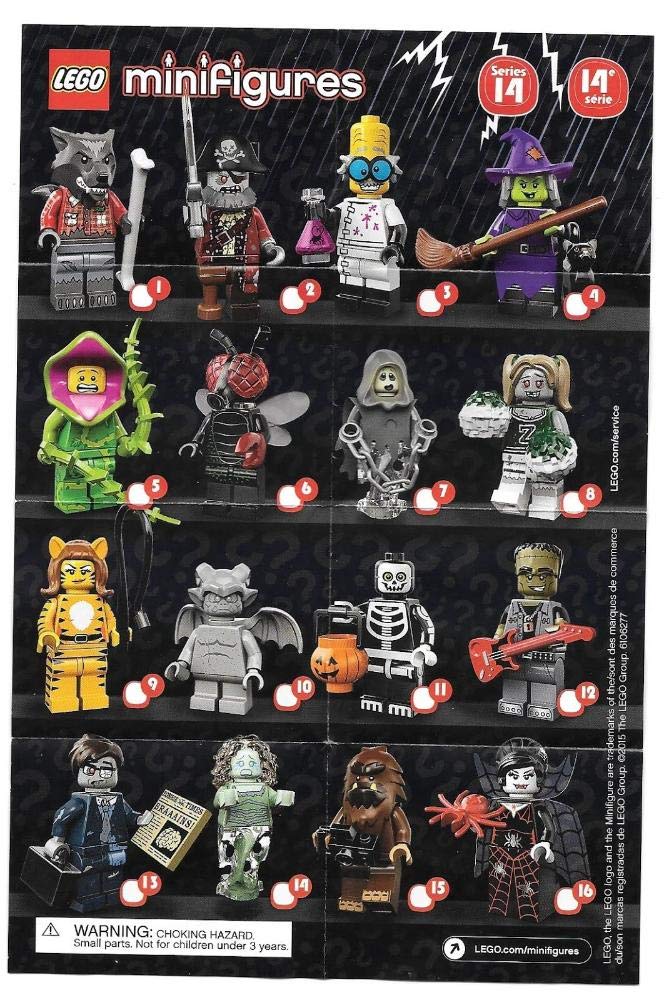 LEGO Minifigures Series 14 Zombie Pirate figure for collection fun.