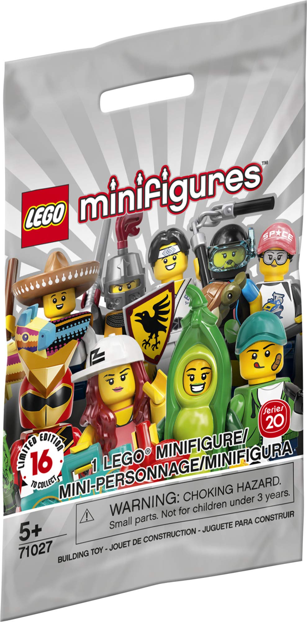 LEGO Minifigures Series 20 accessories closeup showcases extra elements for storytelling.