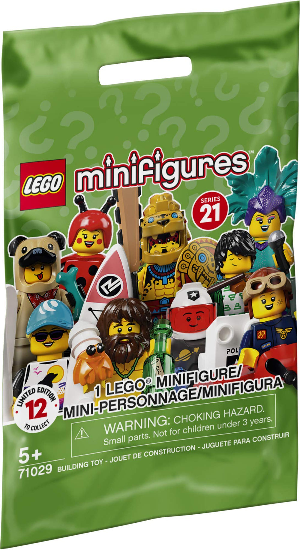 LEGO Minifigures Series 21 Beekeeper figure on bright display