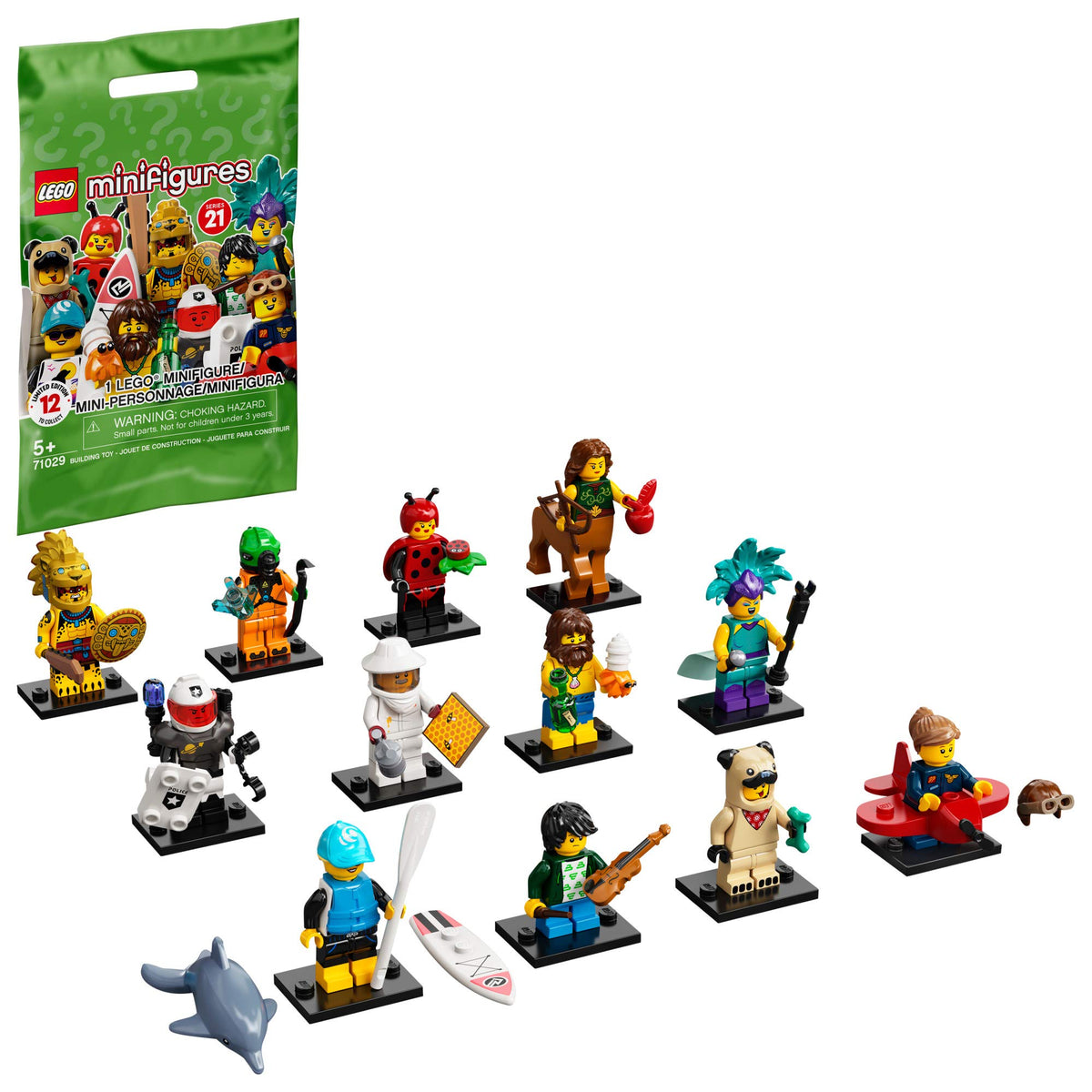 LEGO Minifigures Series 21 Centaur Warrior figure for display and play