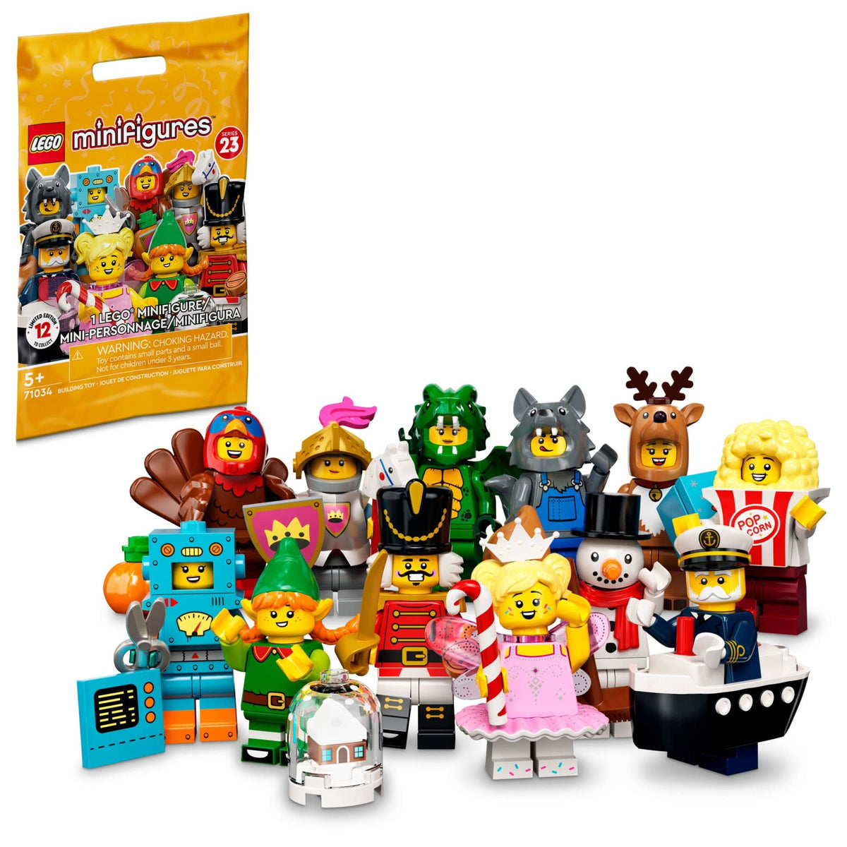 LEGO Minifigures Series 23 Nutcracker figure for imaginative play and gifting.