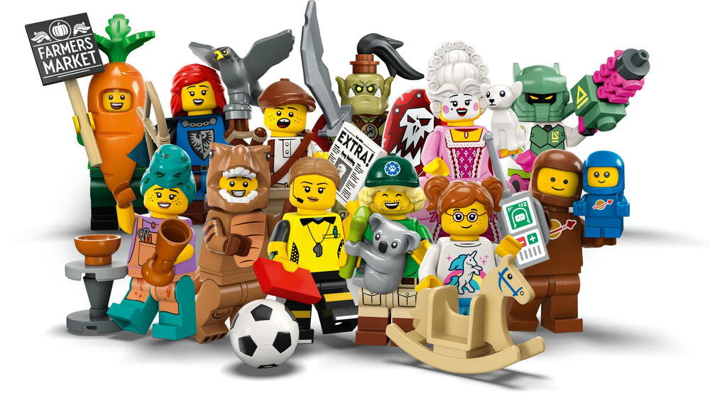 LEGO Minifigures Series 24 Rococo Aristocrat with accessory for display and storytelling