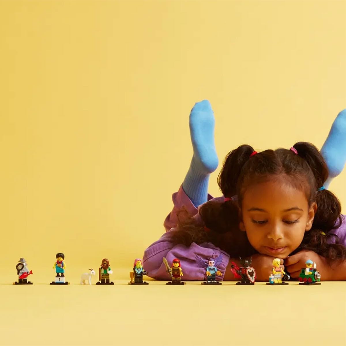 LEGO Minifigures Series 25 mystery box includes authentic accessory for play.