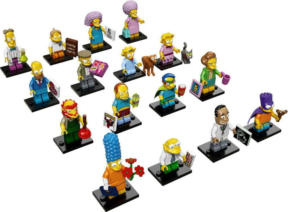Display plate included for showcasing your Simpsons minifigures