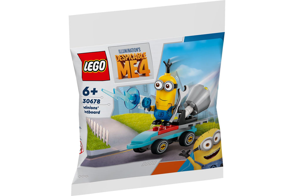 LEGO Minions Jetboard polybag detail with minion and wrench for imaginative play
