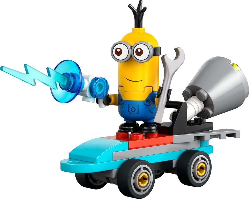LEGO Minions Jetboard polybag front view for quick, portable play