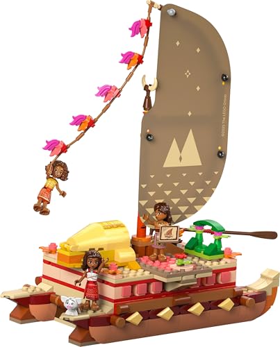 LEGO Moana Canoe Adventure – bonfire area supports small, quiet breaks in play.