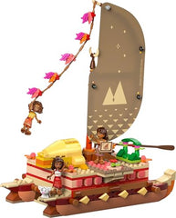 LEGO Moana Canoe Adventure – bonfire area supports small, quiet breaks in play.