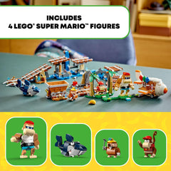 LEGO Mole Miner figure interacting with rock explosion feature.