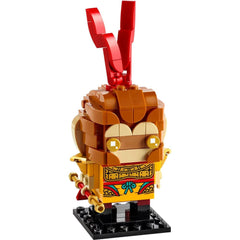 Close-up of LEGO Monkey King BrickHeadz figure for gifting and display