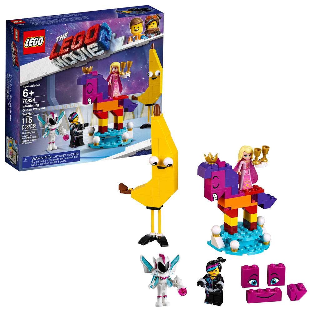 LEGO Movie 2 Queen Watevra Wanabi horse figure for imaginative adventures