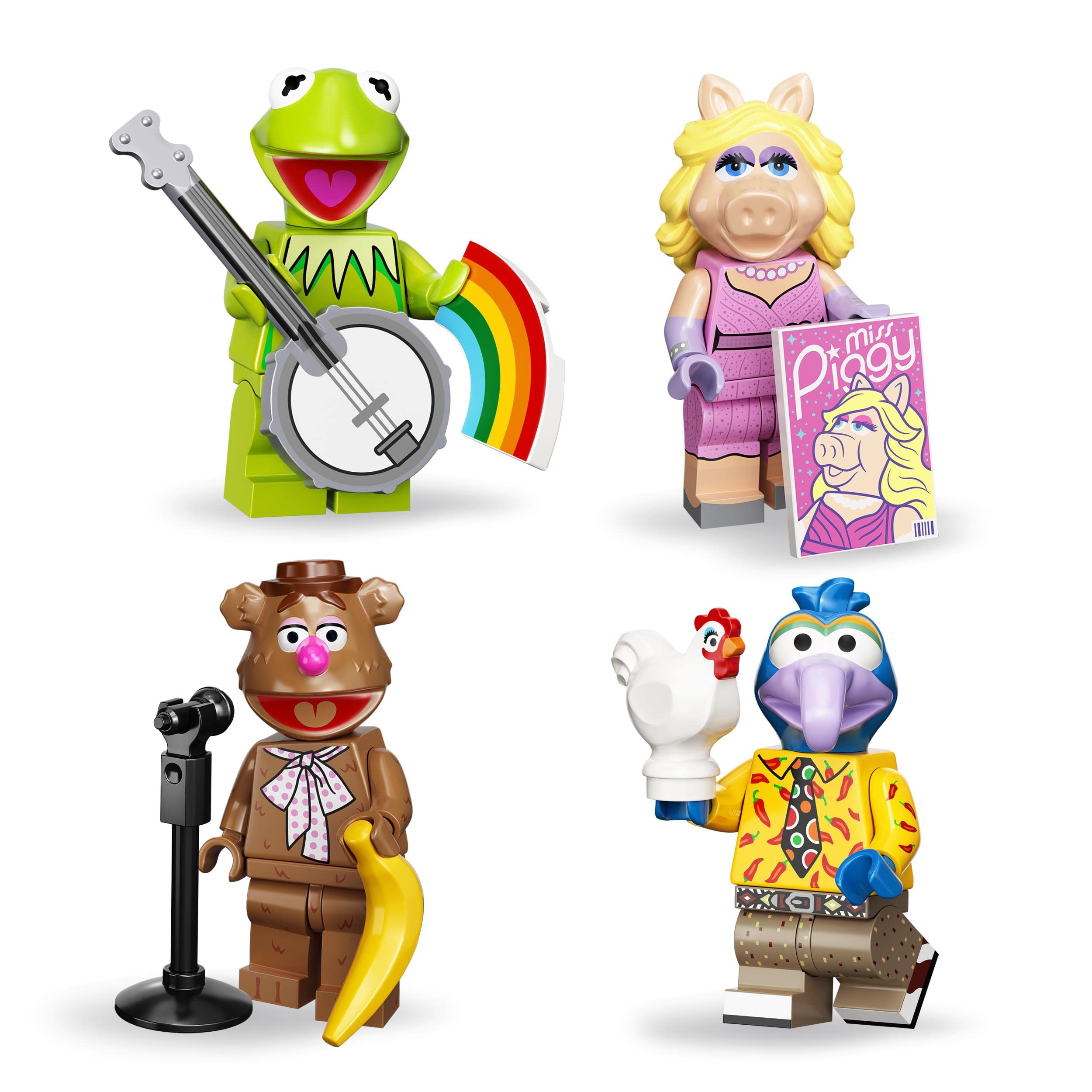 LEGO Muppets 71033 Dr. Bunsen Honeydew minifigure pack for curious, creative play.