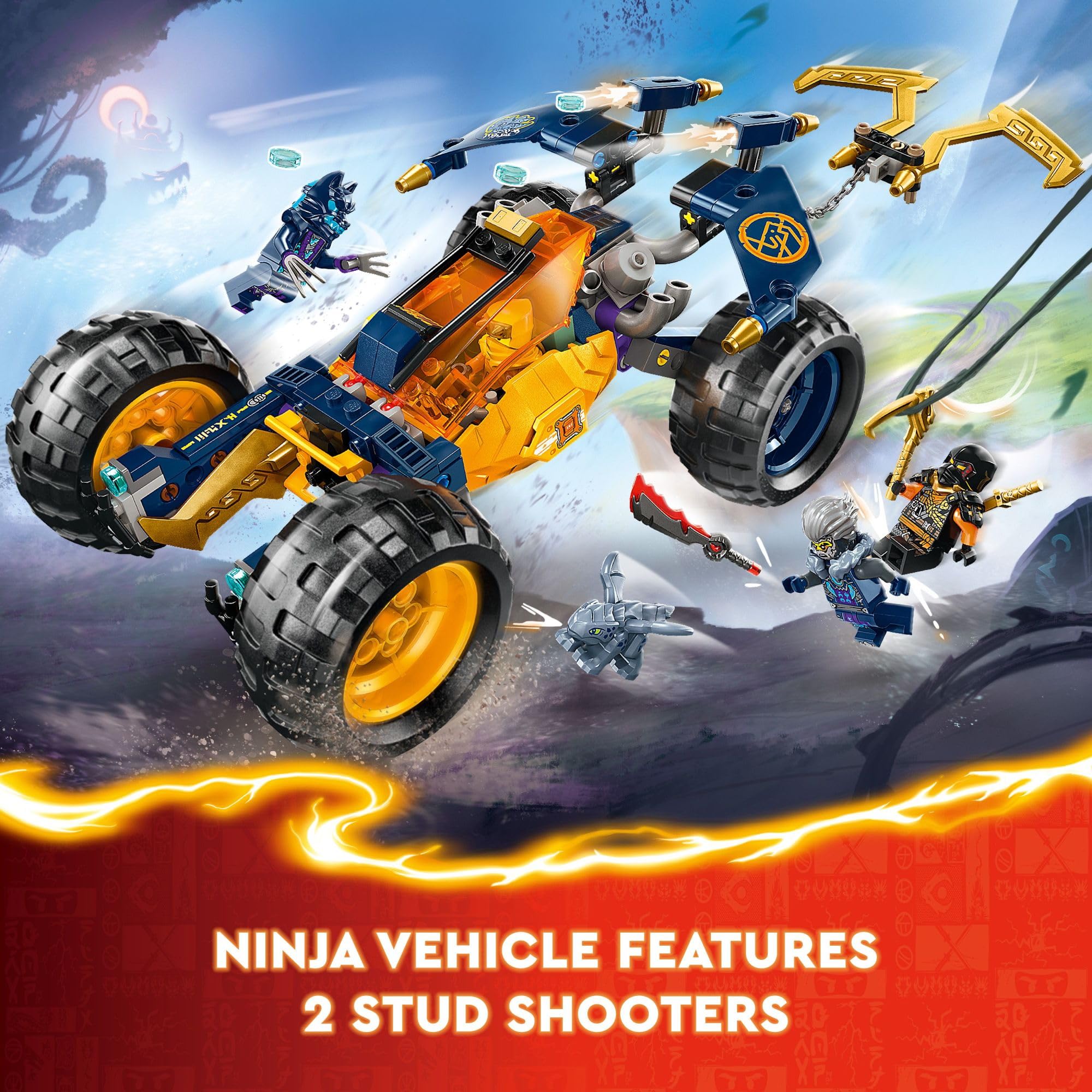 LEGO NINJAGO Baby Riyu dragon figure complements the ninja team for play and display
